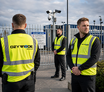 Ozy Wide Group security systems website preview